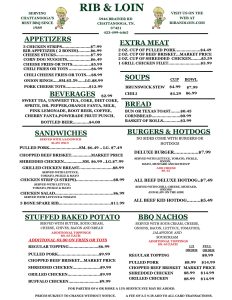 Rib & Loin | Menu 2025 - Page 2